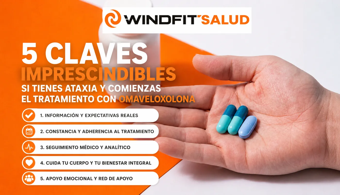 5 claves imprescindibles si tienes Ataxia y comienzas el tratamiento con Omaveloxolona